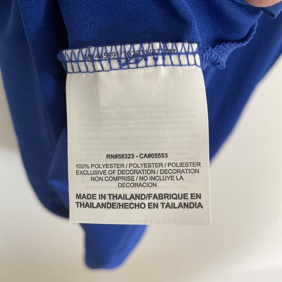 Nike Golf Tour Performance Dri-Fit Polo Shirt Blue-2XL-Kendrick Course-NWOT - Picture 9 of 10